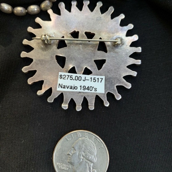 Zuni Turquoise Pin - Picture 2 of 4